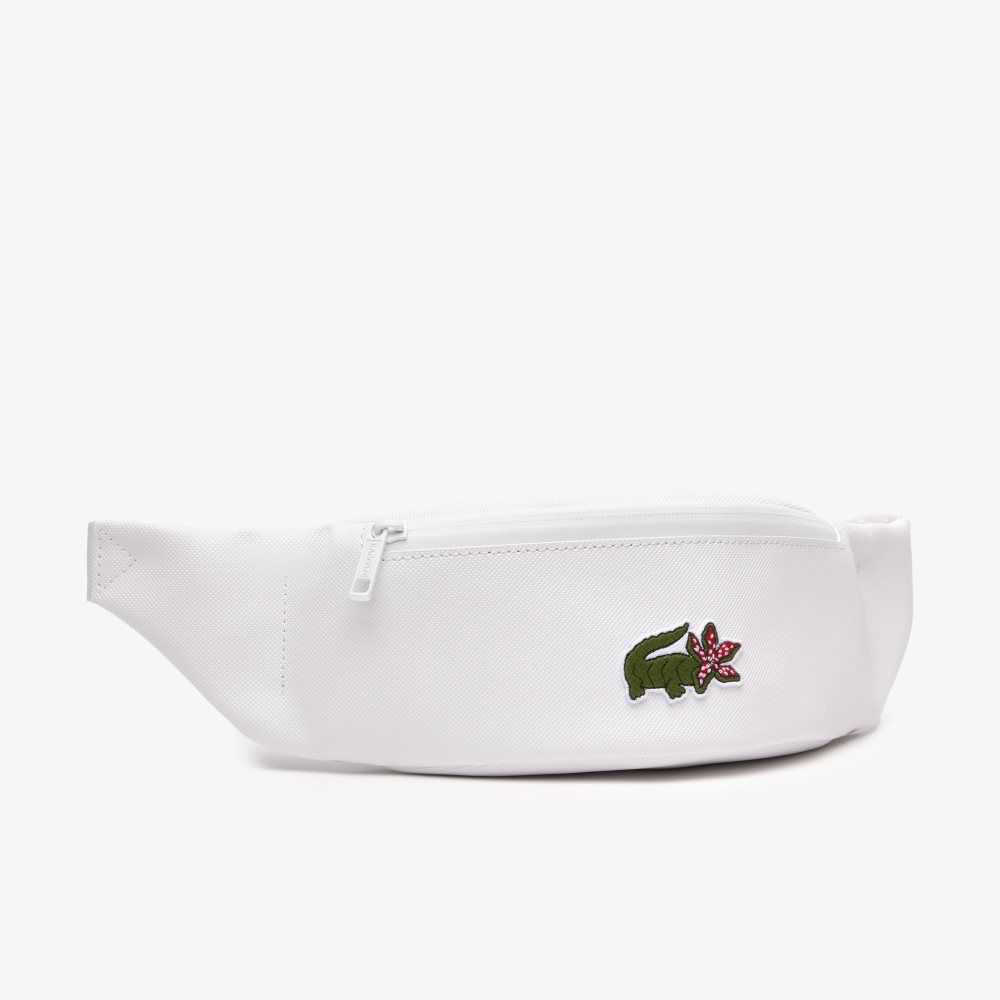 Lacoste x Netflix Croc Print Belt Bag Blc Croco Stranger Things | TVM-169548