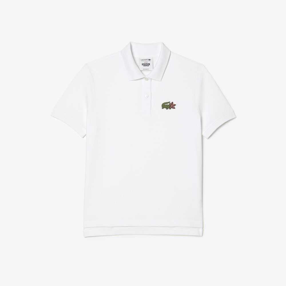 Lacoste x Netflix Crocodile Polo Stranger Things | JSL-187046