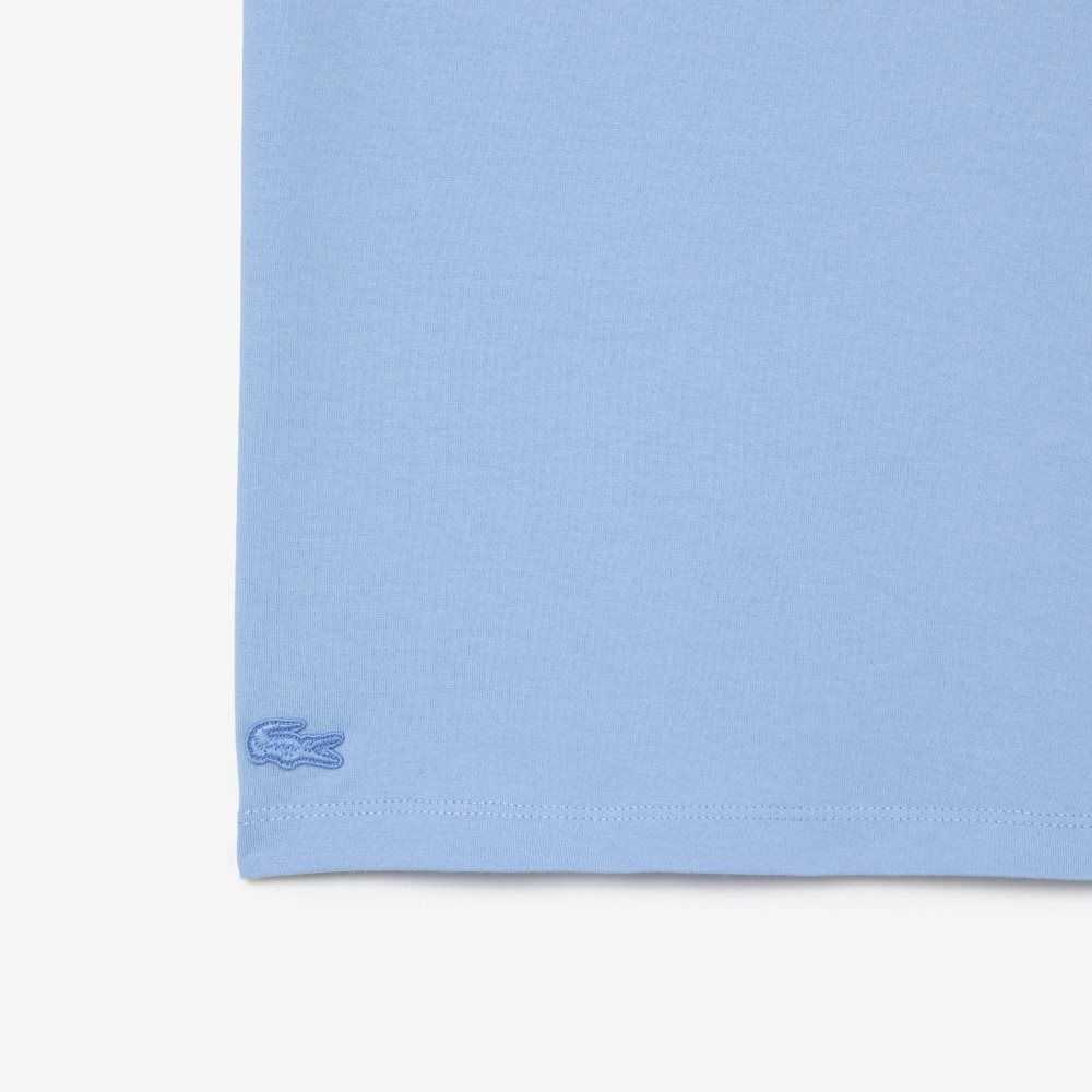 Lacoste x Netflix Organic Cotton Jersey T-Shirt Blue | JXP-195780