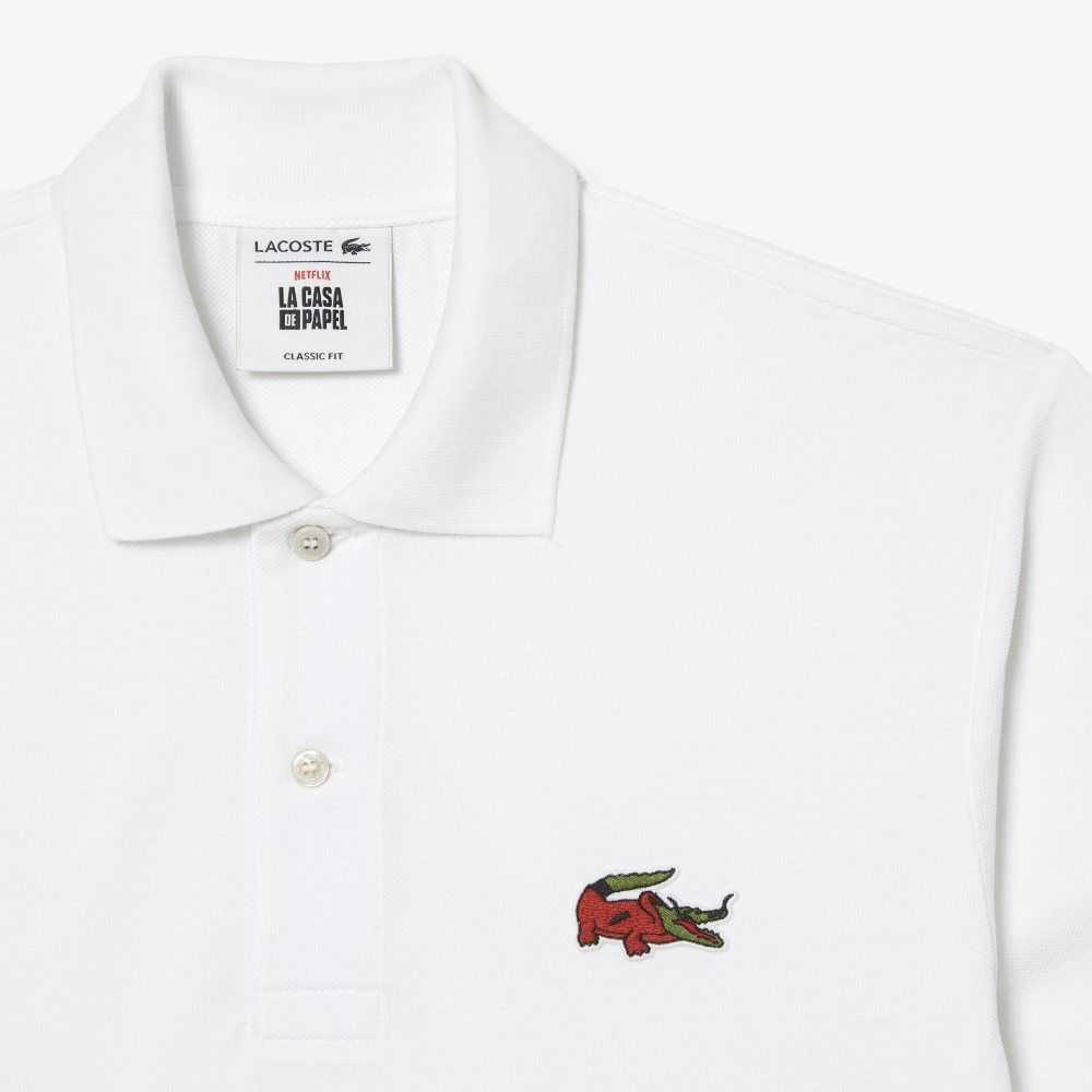 Lacoste x Netflix Organic Cotton Polo La Casa De Papel | SWD-916543