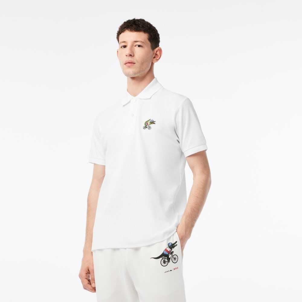 Lacoste x Netflix Organic Cotton Polo Sex Education | TWS-853241