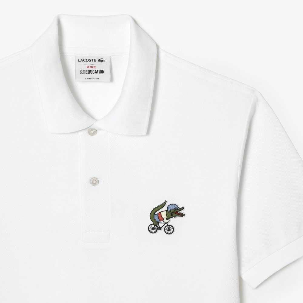 Lacoste x Netflix Organic Cotton Polo Sex Education | TWS-853241