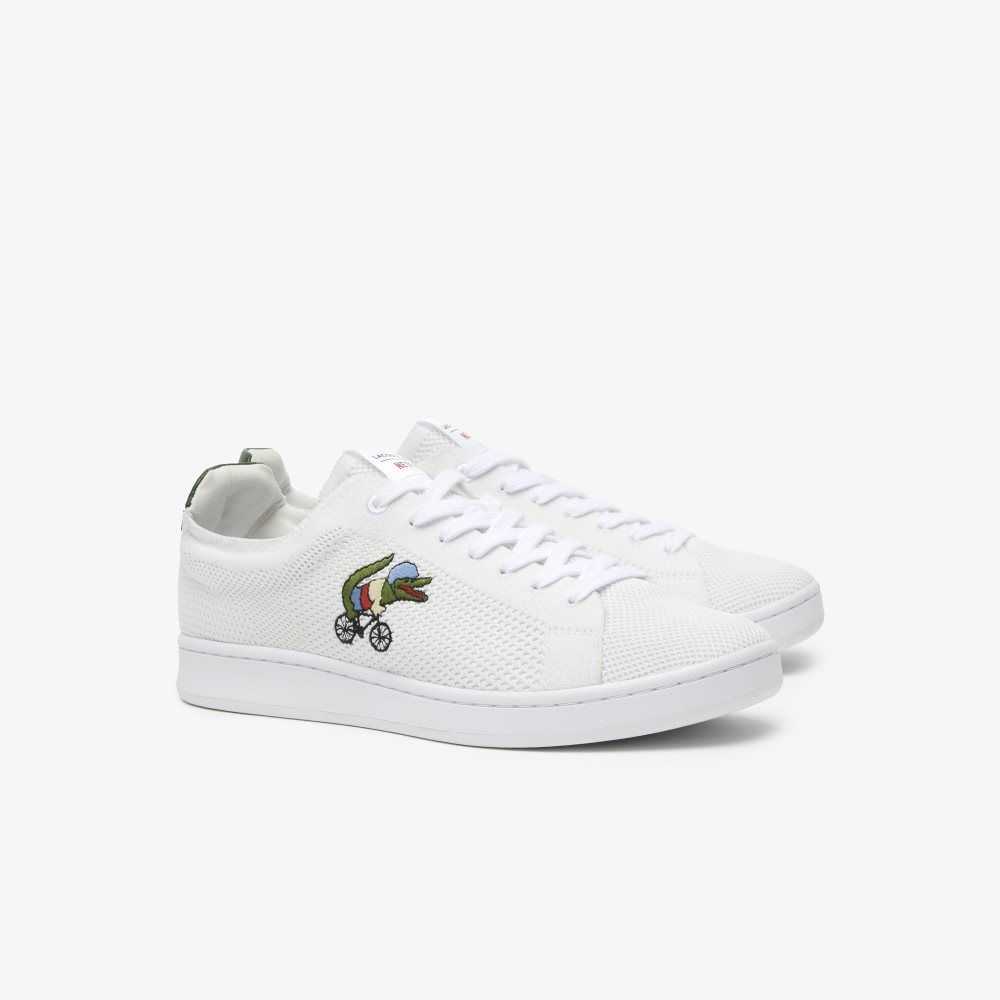 Lacoste x Netflix Sex Education Carnaby Piquee Sneakers White/Green | AHJ-298701