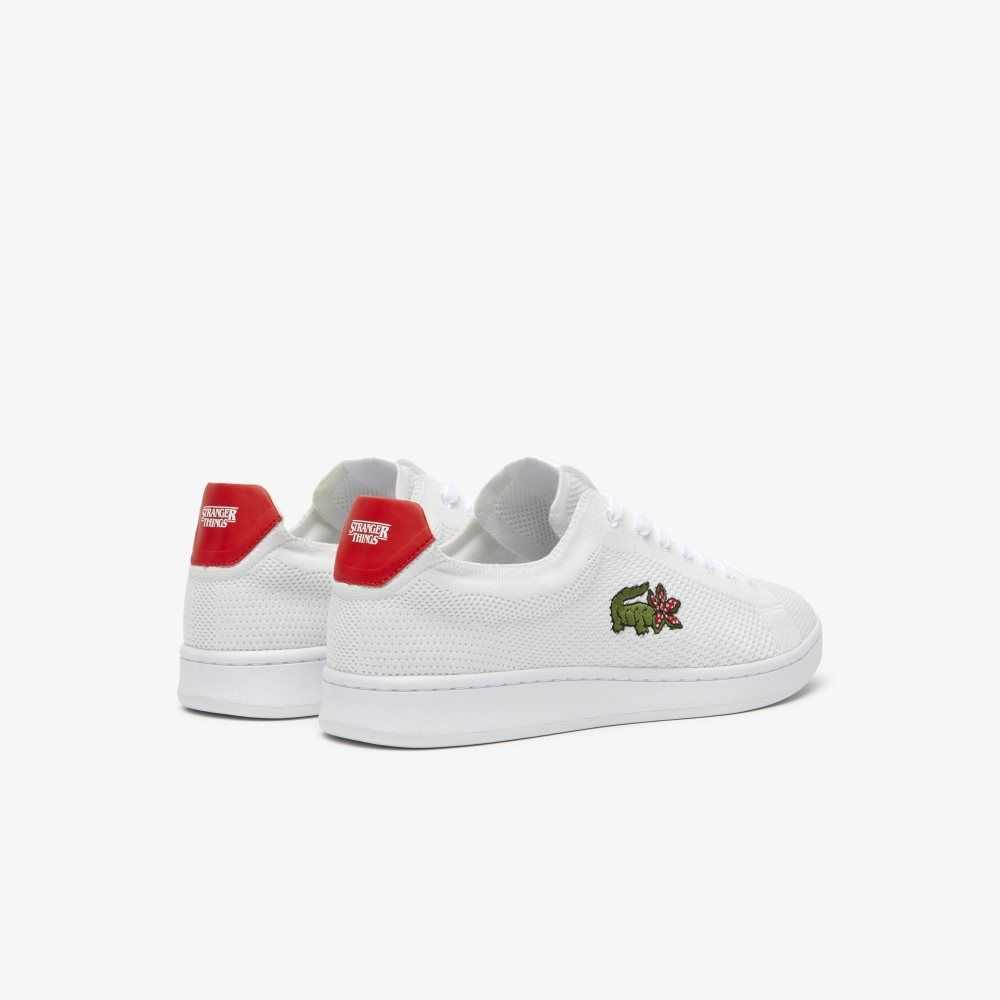 Lacoste x Netflix Stranger Things Carnaby Piquee Sneakers White / Red | LVG-315670