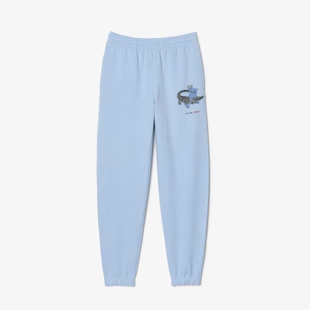 Lacoste x Netflix Super Soft Track Pants Blue | GLW-728160