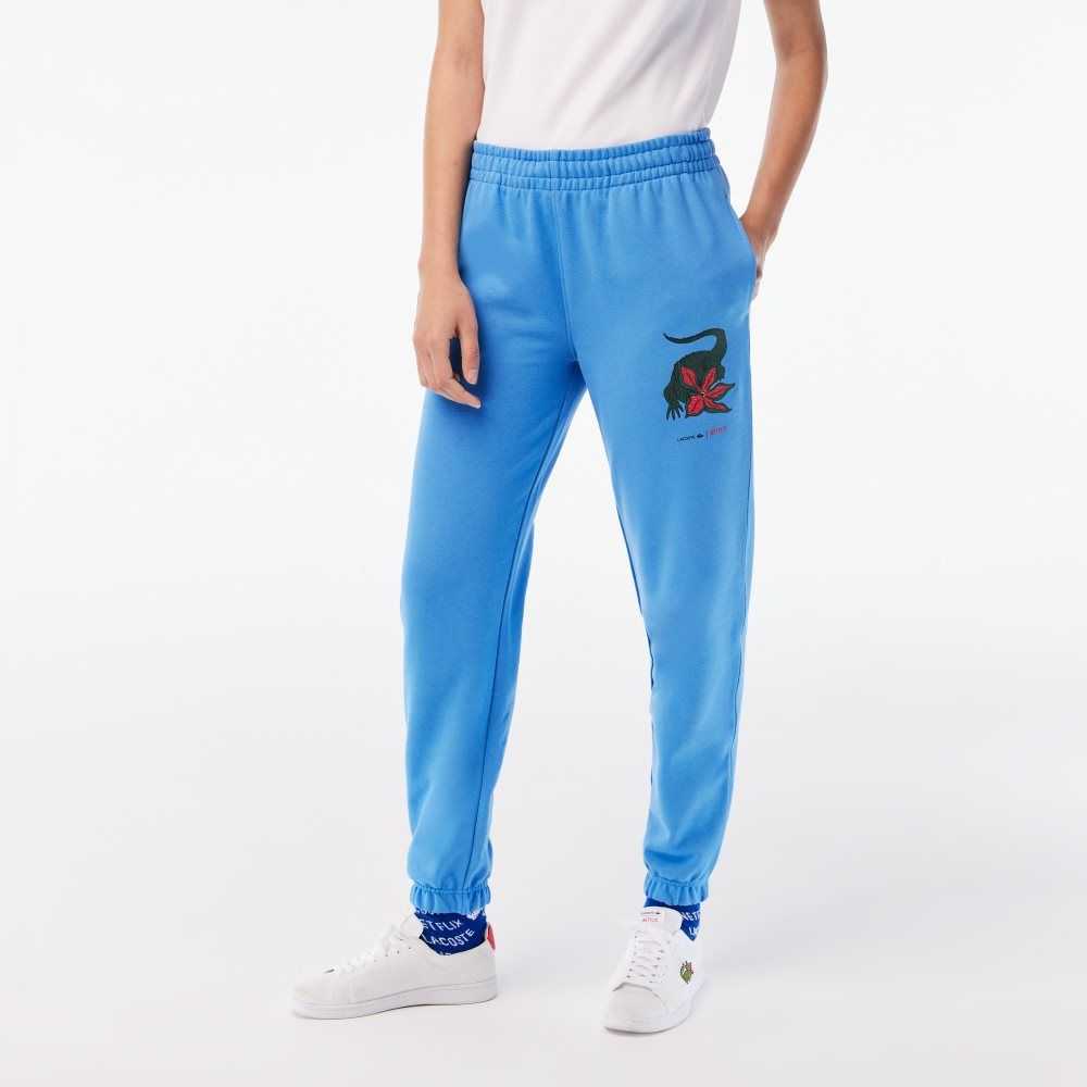 Lacoste x Netflix Super Soft Track Pants Blue | MKU-138204