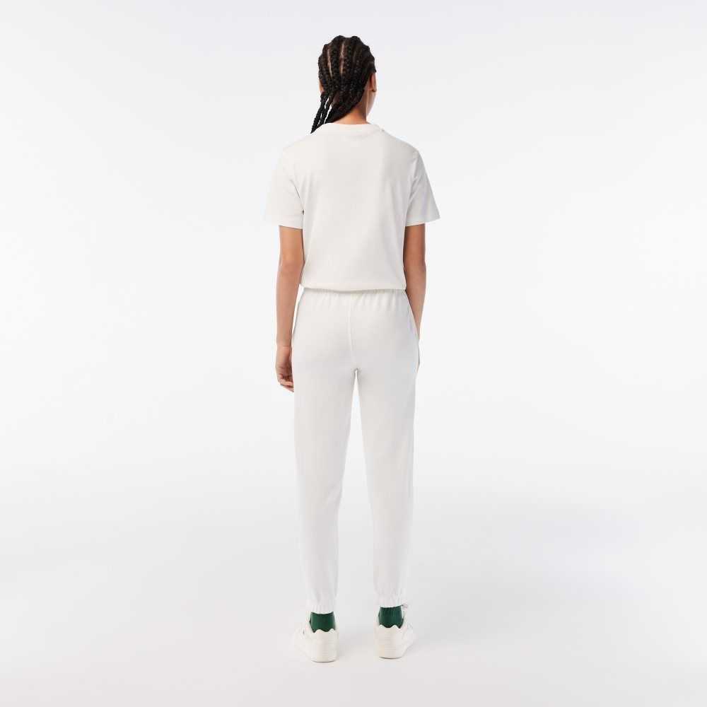 Lacoste x Netflix Super Soft Track Pants White | WVD-205471