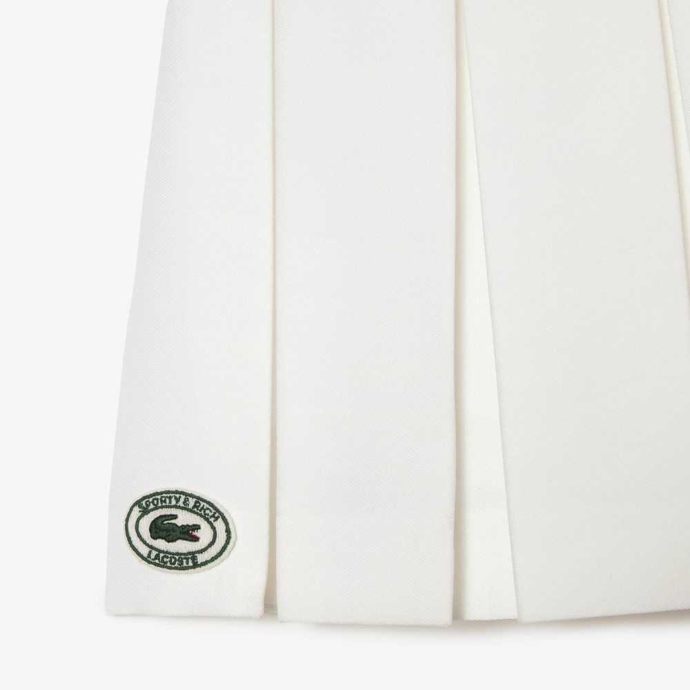 Lacoste x Sporty & Rich Wrap Skirt White | PFQ-109635