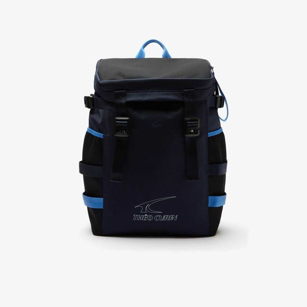 Lacoste x Theo Curin Technical Canvas Backpack Peacoat | BHC-289435