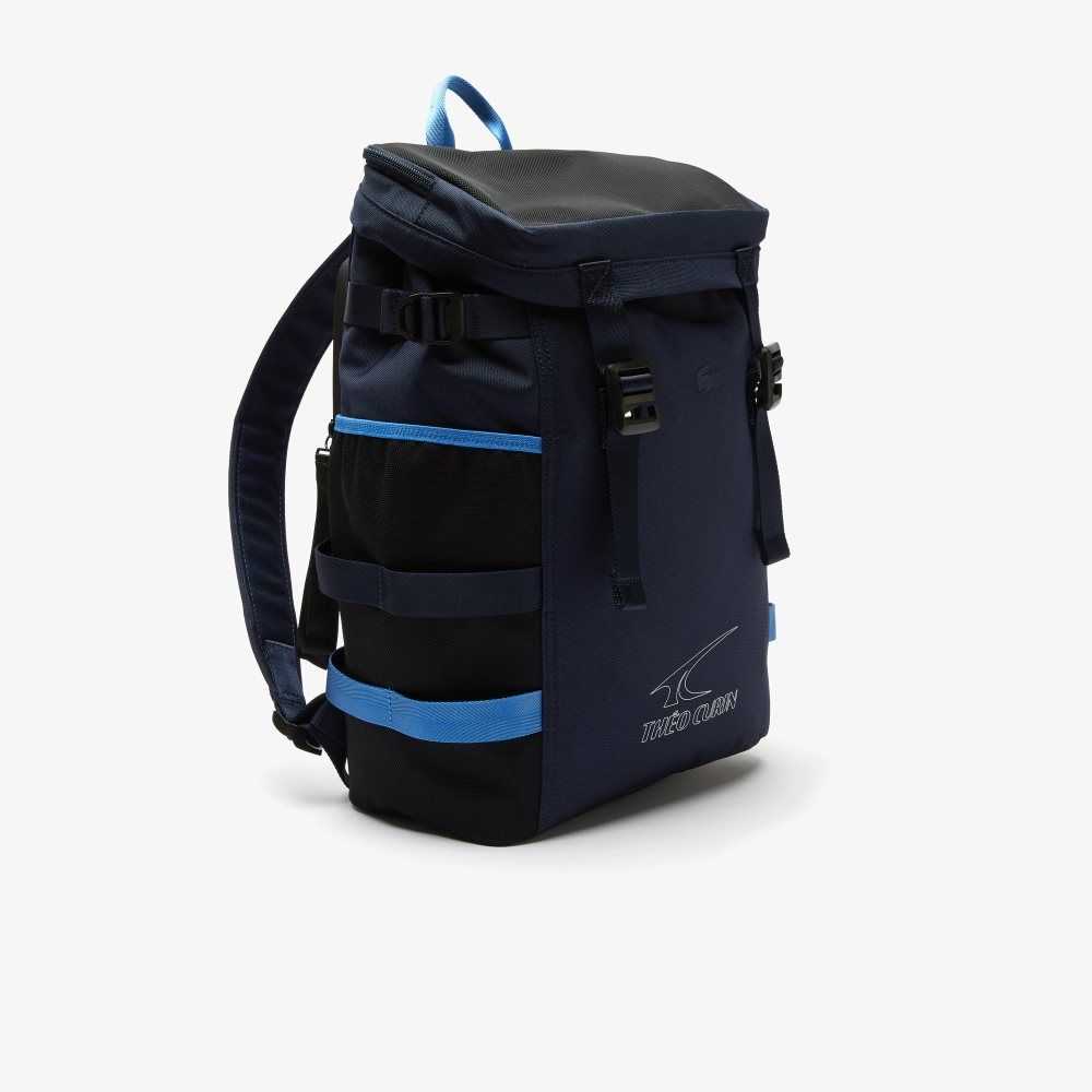 Lacoste x Theo Curin Technical Canvas Backpack Peacoat | BHC-289435