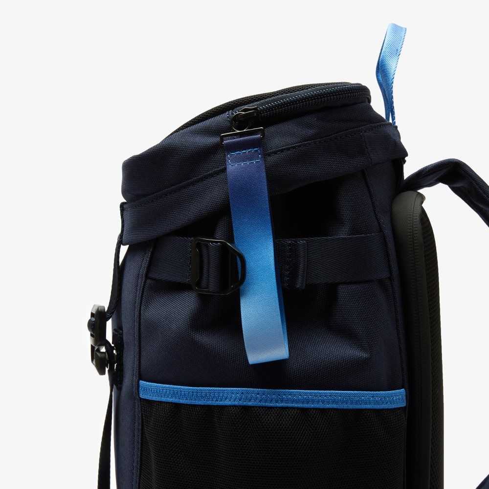 Lacoste x Theo Curin Technical Canvas Backpack Peacoat | BHC-289435